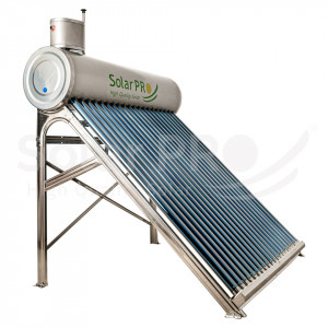 PACHET Panou Solar Apă Caldă Nepresurizat 325L Inox, 6+ Persoane + Pompă ridicare presiune panou solar - Img 3