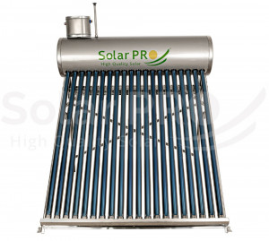 PACHET Panou Solar Apă Caldă Nepresurizat 260L Inox, 4-5 Persoane + Pompă ridicare presiune panou solar - Img 2