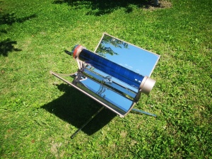Grătar solar portabil pentru camping și picnic, cu tub vidat – fără gaz, curent sau cărbuni - Img 2