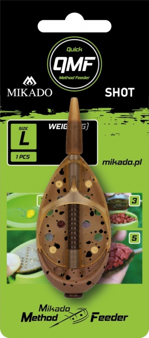Momitor Method Feeder Shot Q.M.F. System -L - 40G