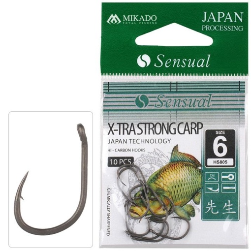 Carlige Sensual X-Tra Strong Carp Nr.12 Db 10Buc