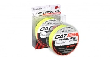 Fir Textil Mikado Cat Territory Octa Braid - 0.70Mm/76.4Kg/150M - Fluo Yellow