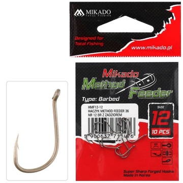 Carlig Mikado Method Feeder 36 Nr 12 Br 10Buc - Img 1