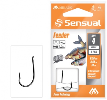 Carlige Legate Sensual - Feeder 9109 Nr.14 Bn-Fir : 0.12Mm-70Cm - 8Buc - Img 2