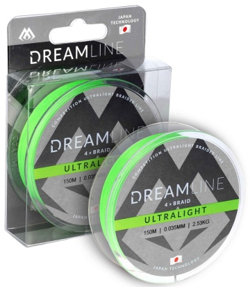 Fir Textil Dreamline Ultralight - 0.058Mm/4.43Kg/150M - Fluo Green