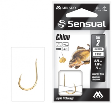 Carlige Legate Sensual - Chinu No 10 G / Fir: 0.18Mm/70Cm - 8Buc - Img 1