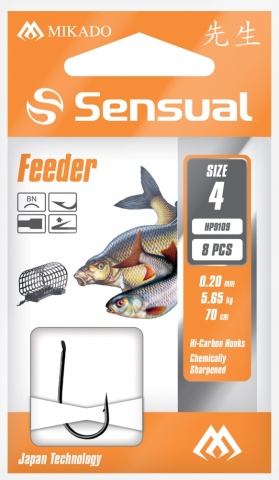 Carlige Legate Sensual - Feeder 9109 Nr.14 Bn-Fir : 0.12Mm-70Cm - 8Buc - Img 3
