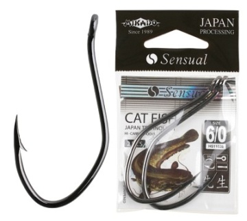Carlige Sensual Catfish Nr.2/0 Black N. 2 Buc