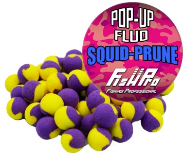 Pop-Up Fhp 12Mm Yellow/ Purple Squid-Prune 40G
