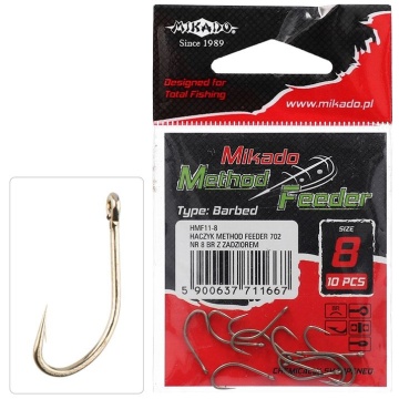 Carlig Mikado Method Feeder 702 Nr 14 Br 10Buc - Img 1