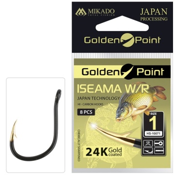 Carlige Golden Point Iseama W/R Nr.4 Gb 9Buc