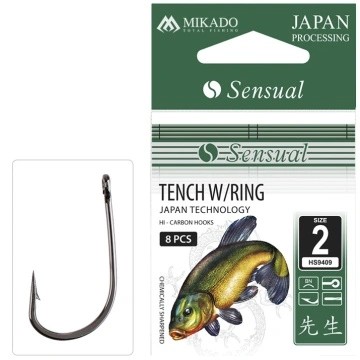 Carlige Sensual - Tench W/Ring Nr.8 Bn - 10Buc - Img 2