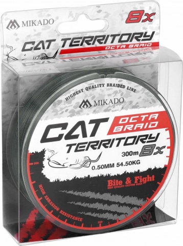 Fir Textil Cat Territory Octa Braid - 0.50Mm/53.3Kg/300M - Green