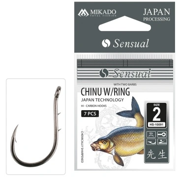 Carlige Sensual - Chinu Ring With Barbs Nr.10 Bn - 10Buc - Img 2