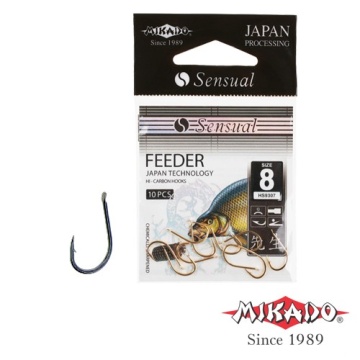 Carlige Sensual Feeder 9307F Nr. 10 Black N. 10Buc