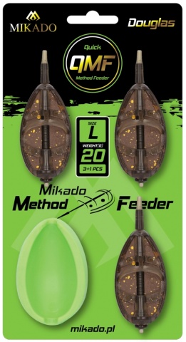 Momitor Method Feeder Set "Douglas" Q.M.F. System L 20+30+40G+ Matrita-B - Img 2