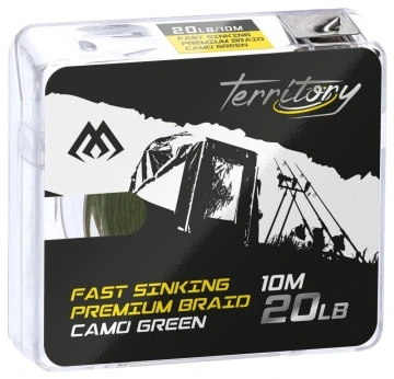 Fir Textil Fast Sinking Premium Braid Camo Green 20Lb 10M