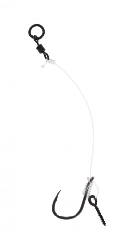 Mikado Carp Rig - Chod Rig Short 6Cm/20Lbs - Carlig Nr.4 - 3Buc