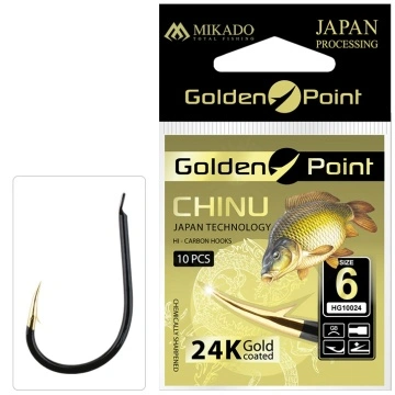 Carlige Golden Point Chinu Nr.4 Gb 10Buc