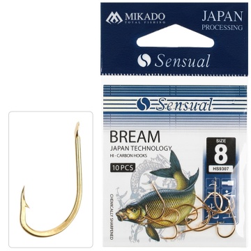 Carlige Sensual Bream Nr.14 Gold 10Buc