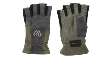 Manusi Mikado Fleece - Half Finger M Gray-Green