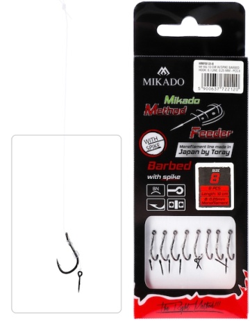 Method Feeder Rig 10 Cm Ac Momeala:- Carlig 10 /Fir 0.23Mm-8Buc - Img 1