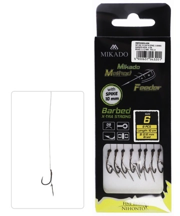 Method Feeder Rig Cu Ac Momeala -Carlig X-Tra Strong Nr 8 Db / Fir Textil: 0.12Mm,10 Cm-8Buc