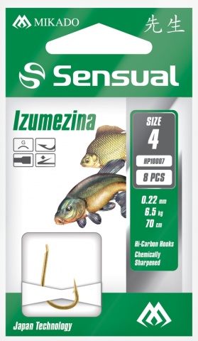 Carlige Legate Sensual - Izumezina No 10 G / Fir: 0.18Mm/70Cm - 8Buc - Img 3