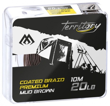 Fir Textil Coated Braid Premium Mud-Brown 20Lb 10M