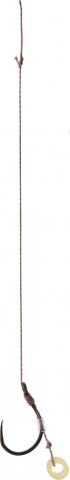 Method Feeder Rig-Band-Carlig Fara Barbeta Nr. 8 / Fir Textil 0.14Mm/10Cm - 8 Buc - Img 1