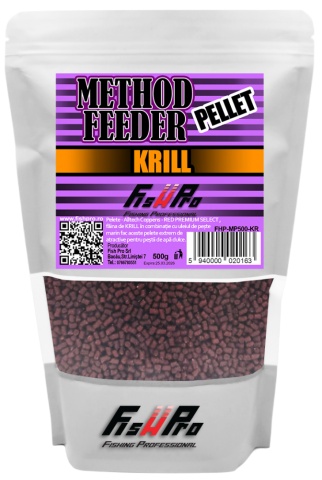 Pelete Method Feeder Pellet 500G Krill