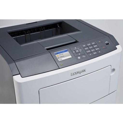 Imprimanta LaserJet Monocrom A4 Lexmark MS610dn, Drum Unit NOU 60K, Toner NOU 10K, Refurbished, 2 ANI GARANTIE