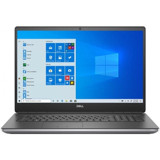 Laptop Dell Precision 7750, Intel Core i7 10850H 2.7 GHz, 32 GB DDR4, 512 GB SSD M.2 NVMe, nVidia Quadro RTX 4000 MAX-Q 8 GB GDDR6, Wi-Fi, Bluetooth, WebCam, Display 17.3" 1920 by 1080, Windows 11 Pro, 3 Ani Garantie