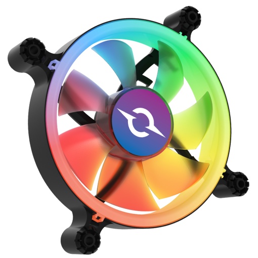 Ventilator 120 mm AQIRYS Cetus 6P-12SLI15B-RGB