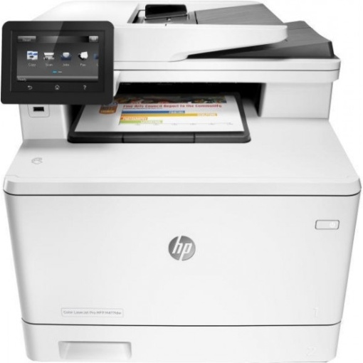 Multifunctionala LaserJet Color A4 HP Pro MFP M479fdw ADF WI-FI, Tonere NOI, Refurbished, 2 ANI GARANTIE