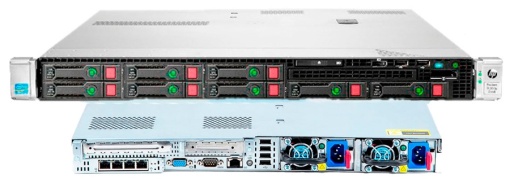 Server HP ProLiant DL360p G8, 1U, 1 Procesor Intel Xeon E5-2670 v1, 2.6 GHz, 64 GB DDR3 ECC
