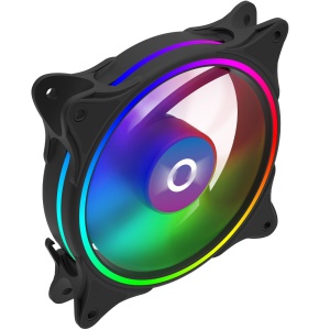 Ventilator 120 mm AQIRYS Cetus 4P-12DL24-RGB - Img 2