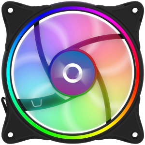 Ventilator 120 mm AQIRYS Cetus 4P-12DL24-RGB - Img 3