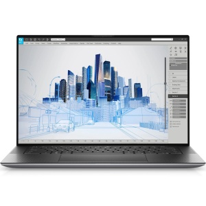 Laptop Dell Precision 5560, Intel Core i9 11950H 2.6 GHz, nVidia RTX A2000 4 GB, Wi-Fi, Bluetooth, WebCam, Display 15.6" 3840 by 2400 TouchScreen, 32 GB DDR4, 512 GB SSD M.2 NVMe, Windows 11 Home, 3 Ani Garantie - Img 1