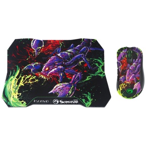 Kit mouse si mousepad Marvo M603 + G20 - Img 1