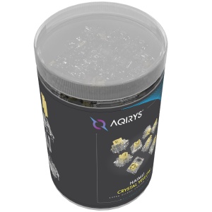 Set 55 contacte personalizate AQIRYS - HaiMu Crystal Yellow (Super Silent) - Img 2
