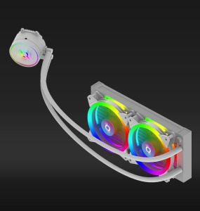 CPU Cooler Aquarius 240 AIO White ARGB - Img 3