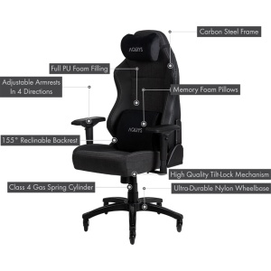 Scaun pentru gaming AQIRYS Tarvos - Img 11