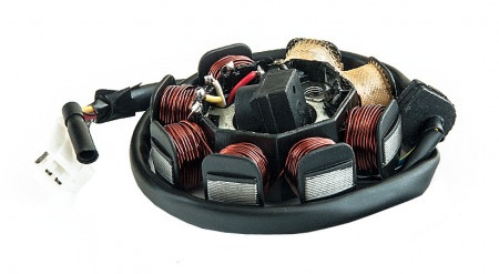 Stator GY6 50-80cc 4T (8 bobine+senzor scanteie)