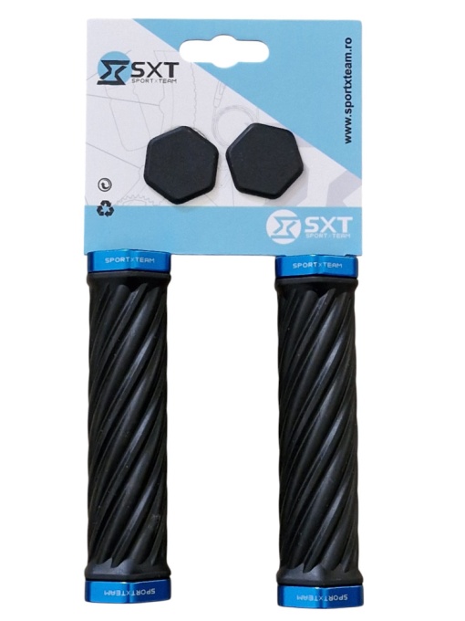 Mansoane SXT - TWIST Negru/Albastru 130 mm