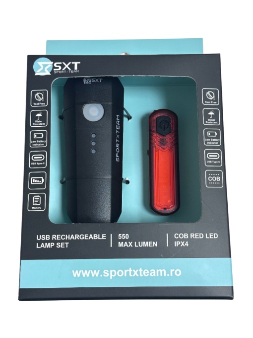 Set Lumini cu Acumulator SXT 550L-10C USB