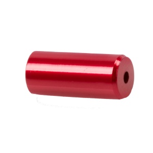 Capete Manta CNC 4,1x12 mm M-WAVE Aluminiu Rosu Anodizat - Img 2