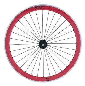 Roata Fata Single Speed/Fixie SXT 700-32H 40 mm Rosu - Img 1