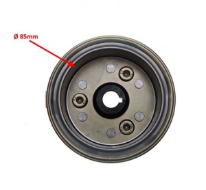 Volanta magnetou ATV 110cc, bendix inclus - Img 4