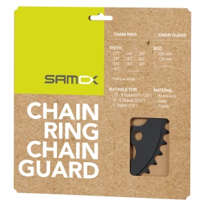 Foaie Angrenaj SAMOX PD-R4-A-NW 38T BCD 104 mm Aluminiu- Narrow Wide - Img 2